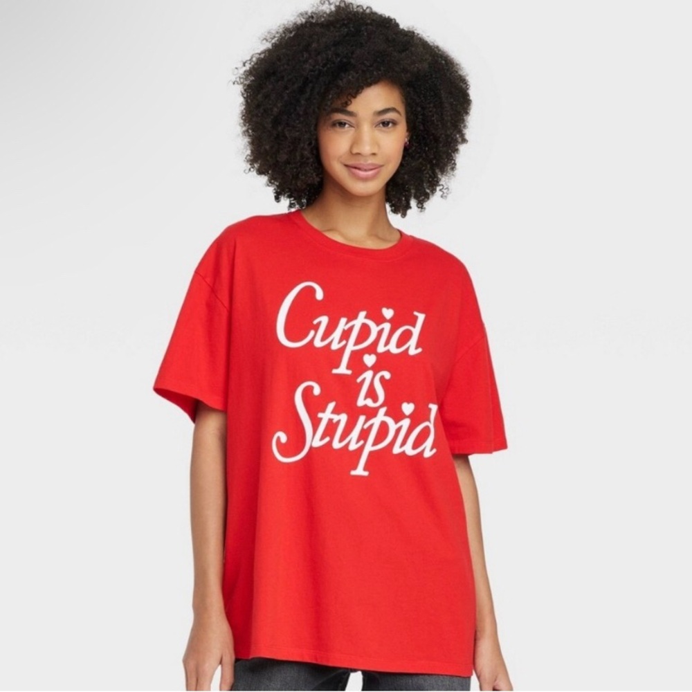 Mighty Fine | Cupid is Stupid Tee | NWT